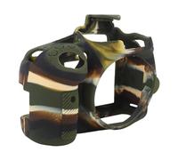 Keenso Funda de Cámara de Silicona Flexible para D3200, Cubierta Suave de Agarre Cómodo para Fotógrafos Aficionados (Camuflaje)