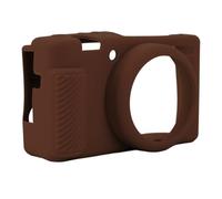 Keenso Funda de Silicona Suave para Cámara, Funda Ligera a Prueba de Golpes para ZV1F ZV1M2, Protectora de Ajuste Viajeros (Café)