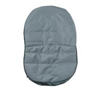 Keenso Funda para Asiento de Cortacésped, Tela Oxford Impermeable con Puntos de Silicona Antideslizantes y 3 Bolsillos de Almacenamiento, para Asientos de Tractor con Respaldo de 12,4 a (GRAY)