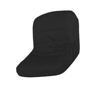 Keenso Funda para Asiento de Cortacésped, Tela Oxford Impermeable con Puntos de Silicona Antideslizantes y 3 Bolsillos de Almacenamiento, para Asientos de Tractor con Respaldo de 12,4 a (BLACK)