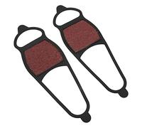 Keenso Funda para raquetas de nieve de arena gruesa, universales, antideslizantes, para senderismo en invierno y desplazamientos diarios, goma duradera con textura profunda para un excelente agarre