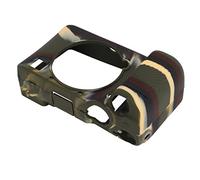 Keenso Funda Protectora de Silicona para Cámara A7C, Cubierta de Piel Resistente y Estirable con Posición Precisa del Orificio (Camuflaje)
