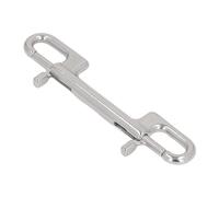 Keenso Gancho de Presión de Perno de Doble Extremo de Grado Marino, Gancho de Presión de Perno de Doble Extremo, Clips de Gatillo Resistentes de Acero Inoxidable 316 para Cubo de