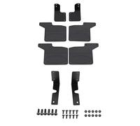 Keenso Guardabarros para Coche RC, Guardabarros de Goma y Metal para Orugas RC, 4 Piezas, Piezas de Mejora a Escala 1 10, Aspecto de Escala de Bloqueo de Suciedad, Fácil Instalación para Usuarios de
