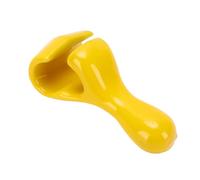 Keenso Guardatalones de Neumáticos, Revestimiento de PVC de Caucho de Alta Resistencia con Estructura Sólida de Hierro Fundido, Revestimiento Amarillo Antirrayas para Modelos de