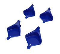 Keenso Guía de Manguera para Automóvil, Rodillo Deslizante de Manguera de Neumático de Plástico ABS para Evitar Que Se Atasque Debajo de Las Ruedas, con Tira Texturizada para Detalles (Blue)