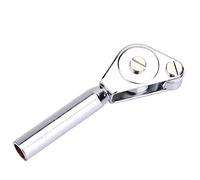 Keenso Guía de Punta de Varilla de Rodillo de Acero Inoxidable, Accesorio para Aparejos de Pesca Al Curricán, Barco de Mar, Pesca Al Curricán (5#)