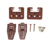 Keenso Guía de Riel para Cajones y Piezas de Repuesto Deslizantes con Tornillos - Funcionamiento Suave para Tocadores de Bricolaje - Material Plástico