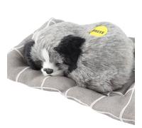 Keenso Haga un Juguete para Perros Que Duerme Saludablemente con una Linda Función de Ladrido para Regalos de Niños o Decoraciones de Oficina, Felpa + Plástico, 7,1 X 5,3 Pulgadas (Fornido)