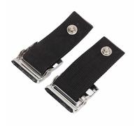 Keenso Hebilla de Correa para Bolsa de Carrito de de 2 Piezas, Reemplazo de Soporte de Soporte de Acero Inoxidable Ajustable Universal, con Cinta Trenzada de Poliéster, para E Z GO