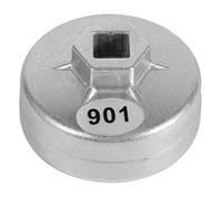 Keenso Herramienta de llave de tapa de filtro de aceite de 14 flautas de 65 mm - Llave de filtro de aceite de llave de aluminio 901 llave filtro aceite