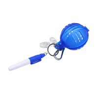 Keenso Herramienta de Marcador de Línea de Pelota de Golf, Herramienta de Dibujo de Línea de Pelota, Potenciador de Precisión de Putt Visual Claro, Accesorio de Golf para Entusiastas (Blue)