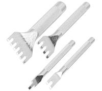 Keenso Herramienta de punzonado de acero al carbono para perforar rápidamente profesionales de la piel sintética y aficionados para un tamaño de 10 cm