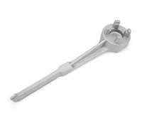 Keenso Herramienta para Bidón de Aceite, Llave para Tapón de Bidón de Aceite de Aluminio para Abrir la Tapa de Enchufe Estándar de 10 15 20 30 55 Galones