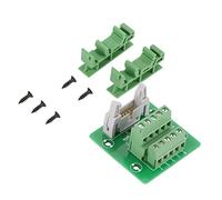 Keenso IDC10P 10Pin Breakout Board Módulo de Fuente de alimentación de Interfaz para Montaje en Carril DIN, Interfaz PLC con Conector de Bloque de terminales con Soporte Terminales de cableado