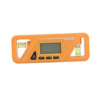 Keenso Inclinómetro Digital con Base Magnética de Plástico ABS, Transportador de Carpintería, Mini Báscula Digital para Transportador de Reparación de Automóviles (YELLOW)