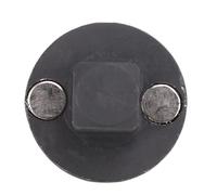 Keenso Inserte un Adaptador de Vaso de Impacto de Perfil bajo, Metal de Alta Resistencia con Retención Magnética para Espacios Reducidos, con Acero Al Cromo Vanadio con Acabado Térmico (3/8"M-1/4"H)