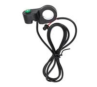 Keenso Interruptor de Bocina de Manillar de Bicicleta de 22,5 Mm, Botón de Bocina de Bicicleta para Scooter de Bicicleta Eléctrica Accesorios para la conversión de Bicicletas eléctricas