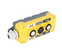Keenso Interruptor de Botón de Grúa, Material ABS, Diseño Impermeable, Control de Arriba hacia Abajo para Aplicaciones de Elevación y Camión Volquete