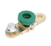 Keenso Interruptor de Desconexión de Batería de Poste Lateral, 12 V 125 A Tipo Perilla de Encendido y Apagado, Interruptor de Apagado de Batería, con Construcción de Hierro de Latón