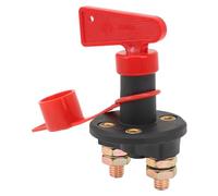 Keenso Interruptor de Desconexión de Batería Interruptor Aislador de Batería de Corte de 300A 12V 24V con Perilla Desmontable para Camión, Automóvil, RV, Barco Marino