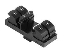 Keenso Interruptor de Elevalunas Eléctrico, Interruptor de Elevalunas Eléctrico Delantero Izquierdo, Lado del Conductor, Apto para 7P6 959 857