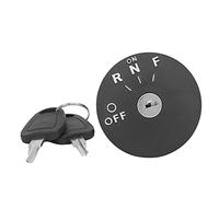 Keenso Interruptor de Encendido 605637, Interruptor de Llave de 4 Posiciones con 2 Llaves, Reemplazo para EZGO RXV 2008 en Adelante