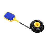 Keenso Interruptor de Flotador, Control Automático de Nivel de Líquido con Carcasa de Polipropileno para Tanques, Piscinas, Pozos, Alta Sellabilidad IP68 a Prueba de Agua, 125 V/250 V/380 CA, Motor