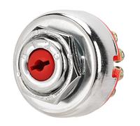 Keenso Interruptor de Luz de Encendido, Interruptor de Encendido de Metal ABS 8 Polos 8 Terminales de Tornillo Montaje de 26,5 Mm Carcasa de 50,5 Mm Reemplazo Directo para Tractor Cortacésped 6V 12V