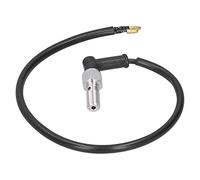 Keenso Interruptor de luz de freno, interruptor de luz de freno hidráulico de acero M10x1.0 con cable de 40 cm, reemplazo activado por presión para sistema de freno de línea simple en motocicleta ATV