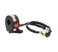 Keenso Interruptor de Manillar ATV, Interruptor de Arranque de Motor ABS con Faro de Funcionamiento, Palanca de Estrangulador de Apagado Alto y bajo para 660 660R YFM 2001 2005, Reemplazo de Pasajeros
