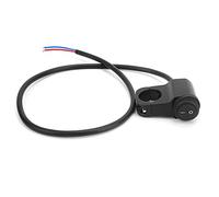 Keenso Interruptor de Manillar, Interruptor de Manillar Universal de Aleación de Aluminio de 7/8 Pulgadas para Motocicleta ATV UTV, Control de Peligro de Niebla de Faros, Protección de Circuito de