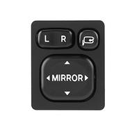 Keenso Interruptor de Perilla de Espejo de Automóvil, Interruptor de Control de Espejo Plegable de Visión Trasera de Automóvil para 84872-52040