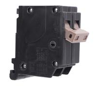 Keenso Interruptor de Rendimiento de 3/4 de Pulgada de Forma Segura de 2 50a Curva de Carga Magnética de Calor para Centros de Carga, Proceso de Instalación de Conector de Enchufe Simple, 10 Ka a