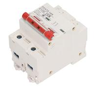 Keenso Interruptor de Rendimiento en Miniatura para el Interruptor de Circuito Solar -VPV 1000V DC 2P DZ47Z 125 100A Reacción Sensible (rojo)