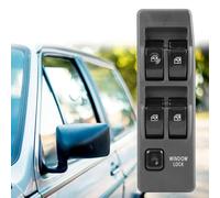Keenso Interruptor de Ventana Eléctrica ABS Juego de Botones de Interruptor de Ventana MR753373 Reemplazo Directo 1 Master Plus 3 Sub Interruptores para Control de Puerta del Conductor para Pajero
