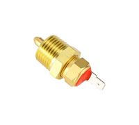 Keenso Interruptor del termostato del Ventilador del radiador, Oro Interruptor del Ventilador de enfriamiento del Motor eléctrico de 185 a 175 Grados con Rosca de tubería de 3/8"