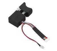 Keenso Interruptor para destornillador eléctrico sin escobillas con regulación de velocidad y luz para herramientas DC36V, fácil instalación para accesorios de taladro eléctrico