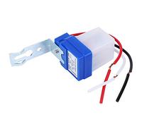 Keenso Interruptores de Luz Automáticos Interruptores de Fotos para Lámparas de Carretera Al Aire Libre, de Sensor de Luz de Dirección Lluvioso con Alta Sensibilidad, 2 Pcs, áreas de Sensor de 10 M