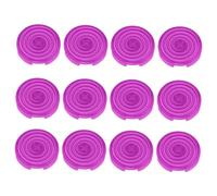 Keenso Juego de 12 cubiertas para teclas mecánicas transparentes para teclado de combate (morado)