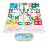 Keenso Juego de Ajedrez de Plástico para Niños Portátiles y Duraderos para la Fiesta Familiar 2-4 Interacción Jugadores Entre y los Niños Murieron Tablero Ajedrez