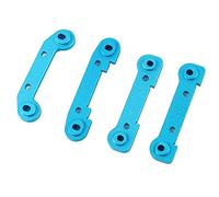 Keenso Juego de Brazo oscilante, Brazo oscilante de Aluminio, Brazo oscilante Reforzado para Coche RC, Juego Fijo, Piezas de Repuesto para Coche RC para Wltoys 144001 1/14(Azul)
