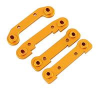 Keenso Juego de Brazo oscilante, Brazo oscilante de Aluminio, Brazo oscilante Reforzado para Coche RC, Juego Fijo, Piezas de Repuesto para Coche RC para 144001 1/14(Oro)