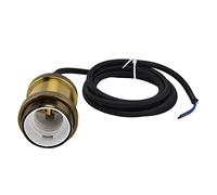 Keenso Juego de Cables de Luz Colgante Retro para Luces de Bricolaje con un Voltaje Máximo de Trabajo de 250 V - Adecuado para Karaoke, Restaurantes y Decoración del Hogar - Fabricado en Aluminio