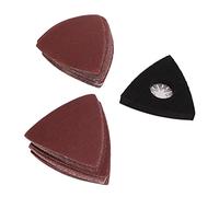 Keenso Juego de Lijas Multiusos de 80 Mm con 5 Granos | Material ABS duradero, Compatible con varias herramientas oscilantes, Incluye grano 60, 80, 120, 180, 240