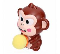 Keenso Juego de Mono de Lanzamiento de Broma Eléctrica Juguete de Mono Interactivo de Plástico 16,5 X 15,5 X 19, Cm Acción Emergente Entrenamiento de Reflejos Juego en Equipo para Niños Fiestas