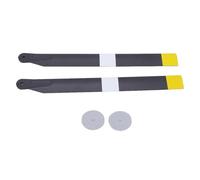 Keenso Juego de Rotores de Helicóptero RC, Palas Compuestas Livianas para C032 C138Pro, con Diseño Aerodinámico para una Elevación Estable y un Vuelo Suave (Black)