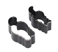 Keenso Juego de Troqueles de Perforación con Forma de Gato, Cortador Hueco para Manualidades de Cuero, Acero de Aleación de 55mm y 65mm, Duradero y Preciso, 2 uds.