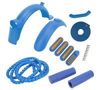 Keenso Juegos de Repuesto para Guardabarros de Scooter, Guardabarros Trasero/Delantero de Scooters para Modelos de Scooter Eléctrico (Azul) Patinetes eléctricos