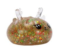 Keenso Juguete Antiestrés de Alce Apretable, Juguete Sensorial de 8.5 Cm | TPR Respetuoso con la Piel, Sensación de Rebote Suave, Tamaño Portátil que Cabe en Bolsas, Calmante para la Calma Diaria